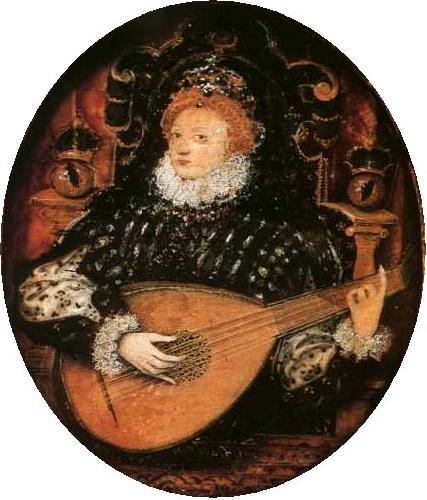 Nicholas Hilliard Portrait miniature of Elizabeth I of England Germany oil painting art
